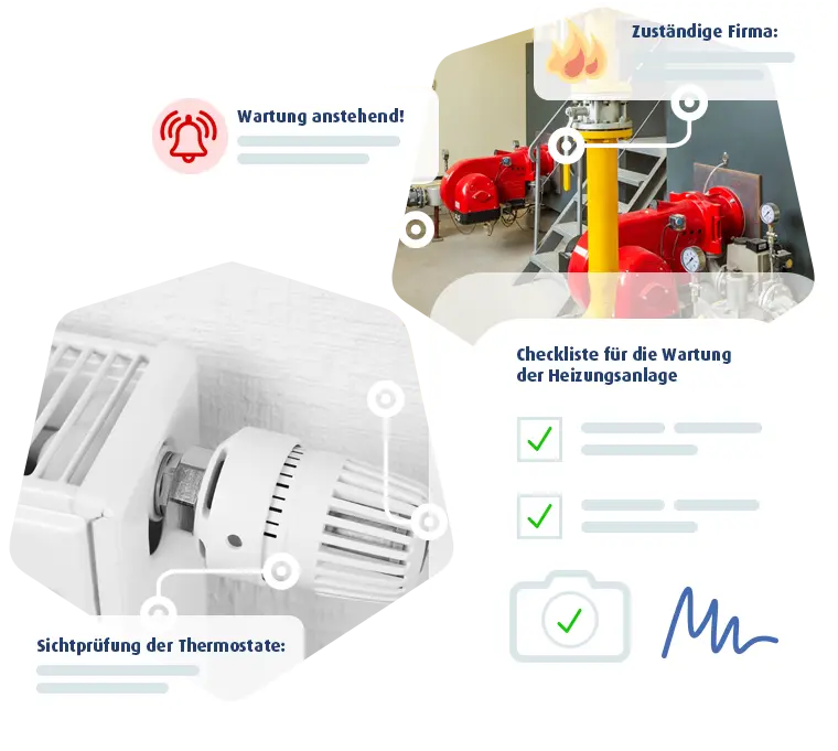 Funktion Wartungsplanung - Checkliste für Heizungswartung Funktion Wartungsplanung - Checkliste für Heizungswartung