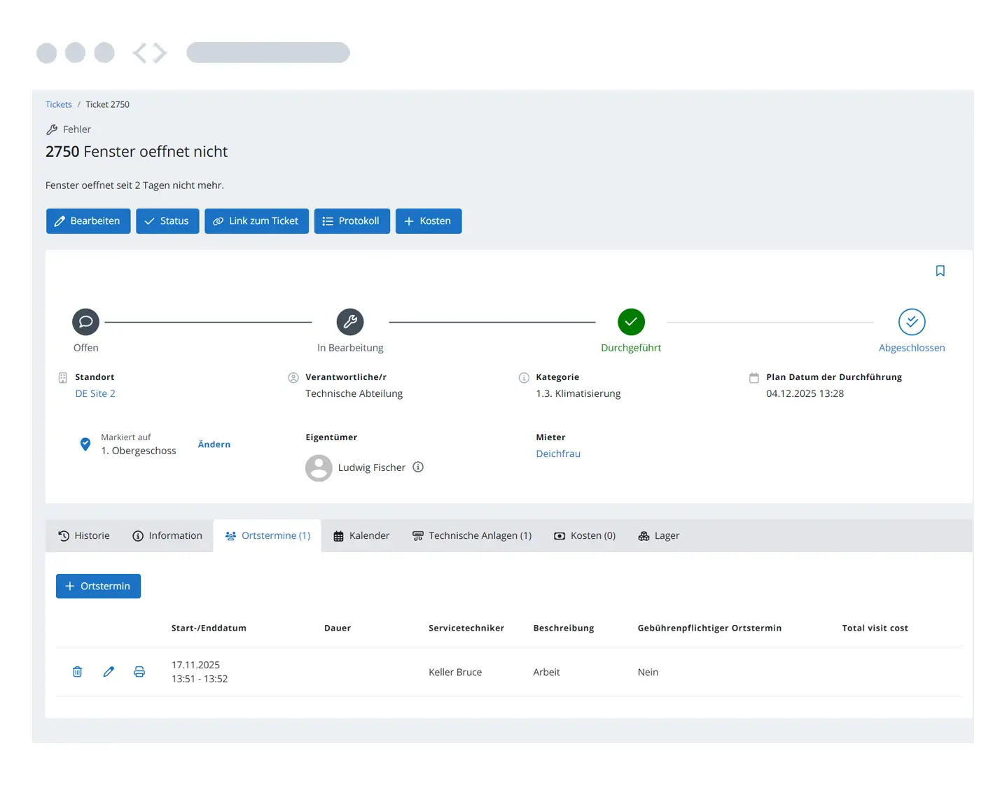 Korrektive Instandhaltung Korrektive Instandhaltung